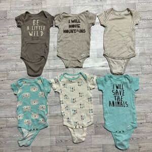Gerber | Unisex Multipack One Piece Set of 6 | 3-6 Months